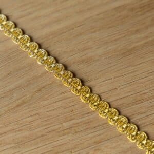 Galonband 10mm goud