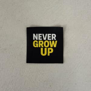 Loop&Label - Never grow up - XXL label