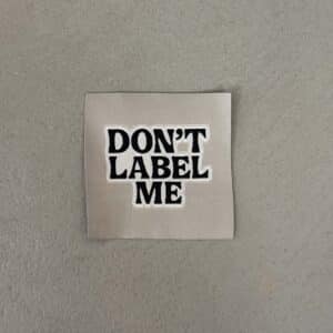 Loop&Label - Don't label me - XXL label
