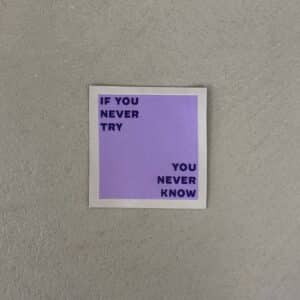 Loop&Label - If you never try - XXL