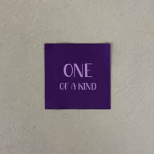 Loop&Label - One of a kind - XXL label