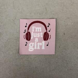 Loop&Label - I'm just a girl - XXL label