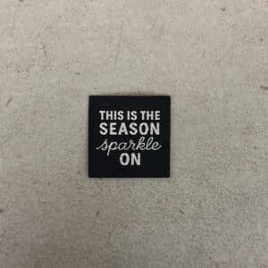 Loop&Label - Season sparkle - klein label