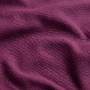 Double brushed viscose rib jersey mauve/wine