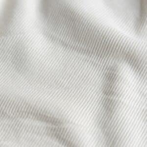 Double brushed viscose rib jersey offwhite