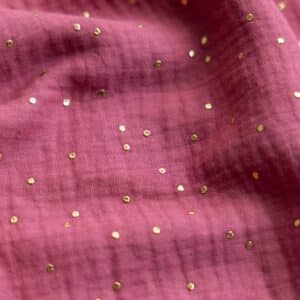 Hydrofiel gouden studs framboise