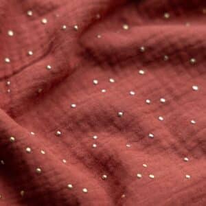 Hydrofiel gouden studs red tile
