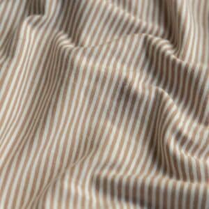 Jersey yarn dyed strepen nude/offwhite