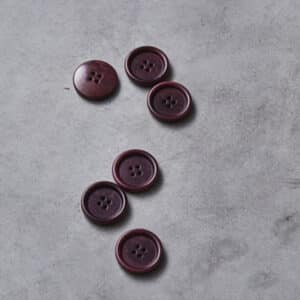 Meet Milk - Dish corozo knoop 25mm maroon
