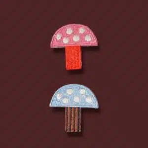 HejPatches - strijkapplicatie paddenstoelen set
