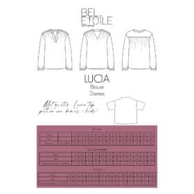 Bel'Etoile - Lucia blouse dames + gratis top voor dames/kids (papieren patroon)
