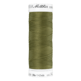 Amann Mettler - Seraflex elastisch naaigaren 130m - 0420 Olive Drab