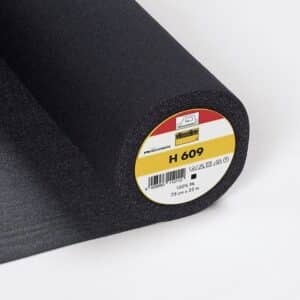 Vlieseline h609 rekbaar zwart