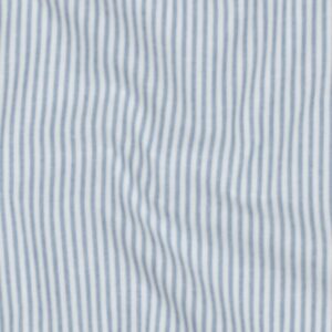 Yarn dyed poplin strepen 3mm blauw