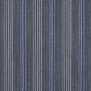 Jacquard yarn dyed strepen mix navy