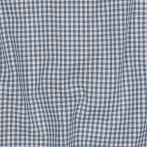 Yarn dyed poplin ruit 2.7mm blauw