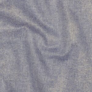 Katoen linnen lurex vergrijsd blauw