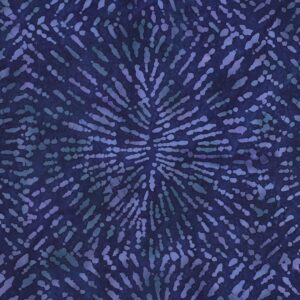Viscose batik navy