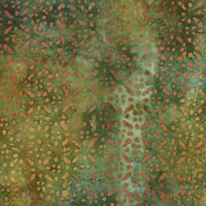 Viscose batik groen