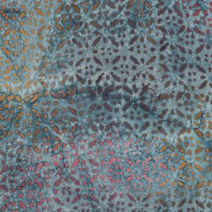 Viscose batik blauw
