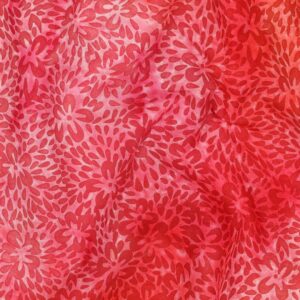 Viscose batik rood