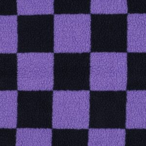 Teddy checks paars/navy