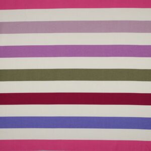 Canvas strepen paars/groen/roze