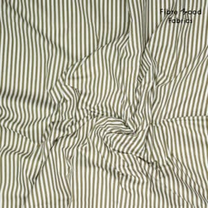 Fibre Mood - Poplin strepen groen
