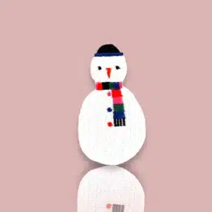 HejPatches - strijkapplicatie sneeuwpop