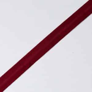 Van schie raamdecoratie & stoffen 16 Biaisband katoen 20mm bordeaux (752)