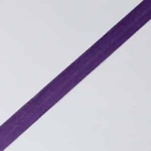 Van schie raamdecoratie & stoffen 6 Biaisband katoen 20mm donkerpaars (188)