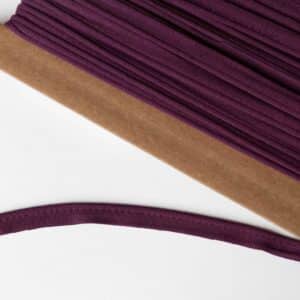 Van schie raamdecoratie & stoffen 31 Paspelband jersey 3mm aubergine (919)