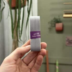 Biaisband katoen 3M lichtgrijs