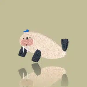 HejPatches - strijkapplicatie zeehond