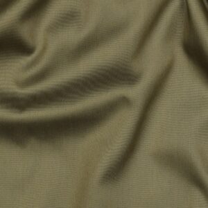 Katoen satijn uni mosgroen
