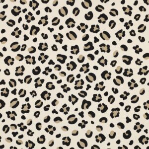 Coupon 40cm sweat dierenprint naturel