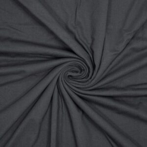 Katoenen t-shirt stof zwart