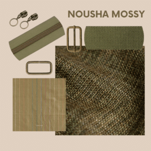 Naaipakket Nousha tas - mossy