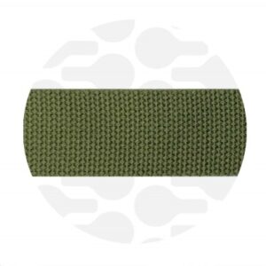 Van schie raamdecoratie & stoffen 3 Zipper zoo - tassenband mossy - 150cm