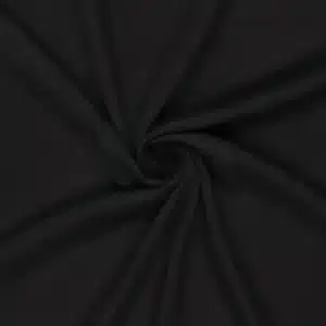 Lyocell satijn zwart