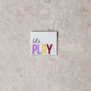 Loop&Label - Let's play - medium label