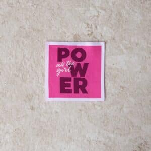 Loop&Label - Girl power - XXL label