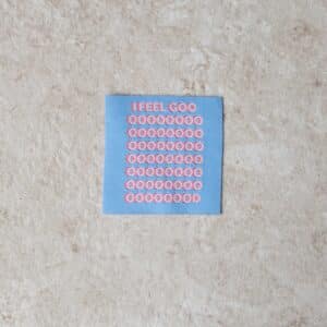 Loop&Label - I feel good - XXL label