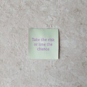 Loop&Label - Take the risk - XXL label