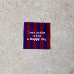 Loop&Label - Happy day - XXL label