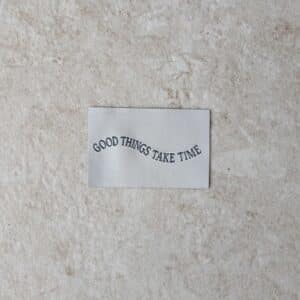 Loop&Label - Good things take time - XXL label