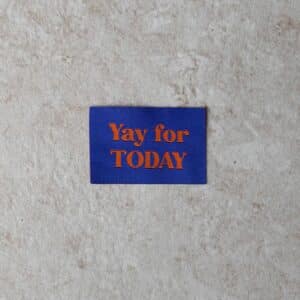 Loop&Label - Yay for today - XXL label