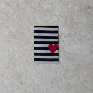 Loop&Label - Strepen/hartje - XXL label