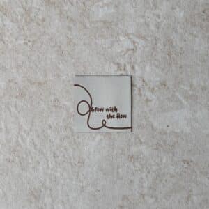 Loop&Label - Grew with the flow - klein label