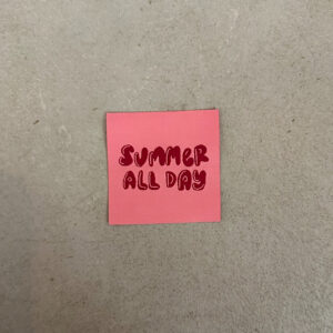 Van schie raamdecoratie & stoffen 4 Loop&label - summer all day - xxl label